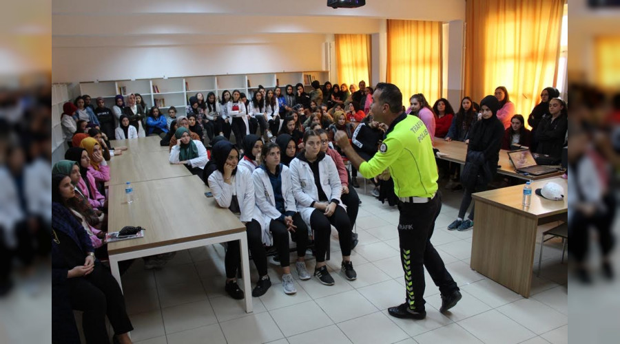 TOBB Mesleki ve Teknik Anadolu Lisesinde Trafik Eğitimi