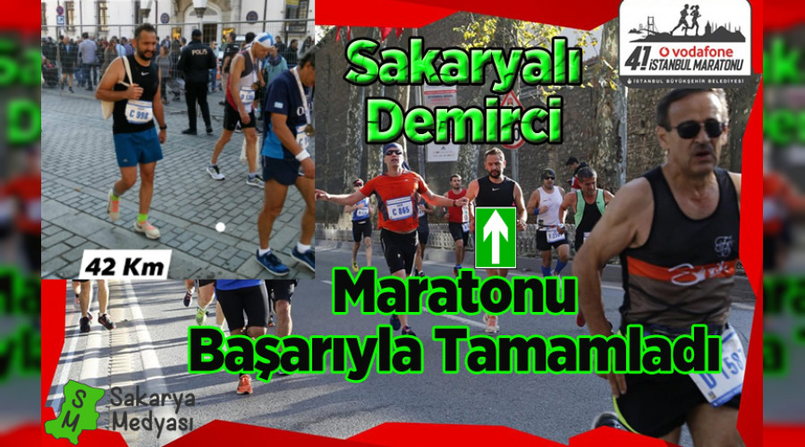 Vodafone 41. stanbul Maratonuna Sakaryal Demirci'de katld