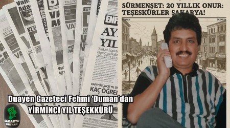 20 YILDIR E��LMED�K, B�K�LMED�K: TE�EKK�RLER SAKARYA!