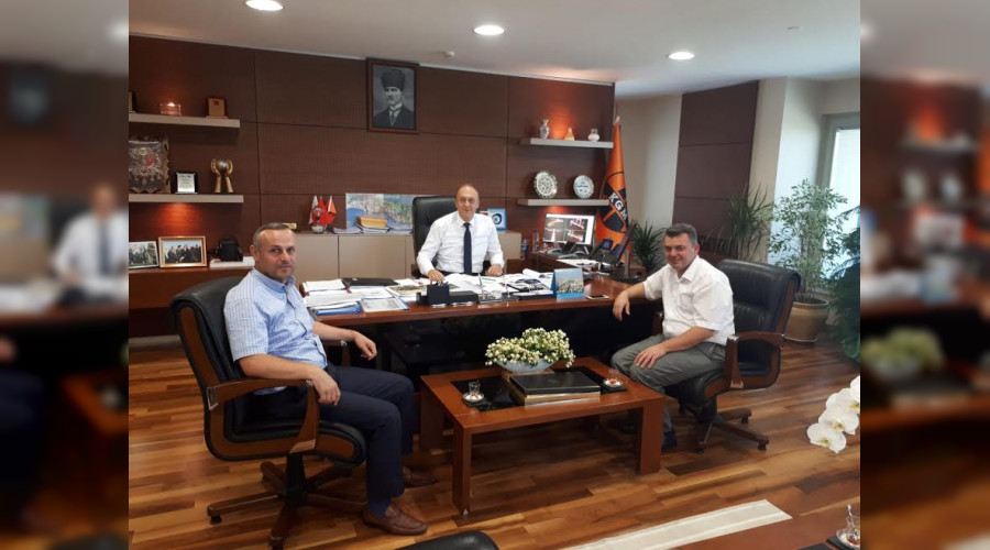 Başkan Sarı, Karayolları İstanbul Bölge Müdürü Çolak ile Görüştü