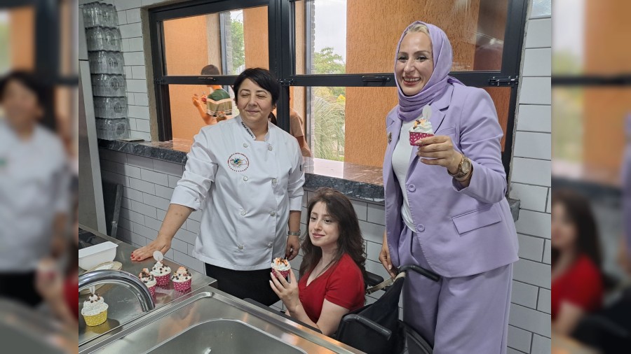 Engelli çocuklar SATSO’da etkinliğe katıldı