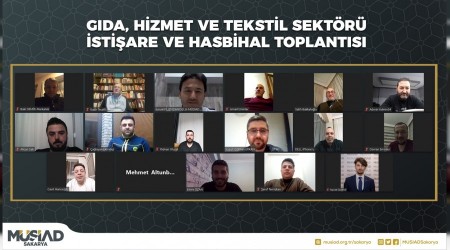 MÜSİAD Gıda, Hizmet ve Tekstil Sektöründe Bulunan Üyeleriyle İstişare Toplantısı Gerçekleştirdi.