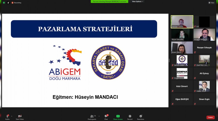 SATSO'dan yelerine Pazarlama Stratejileri Eitimi