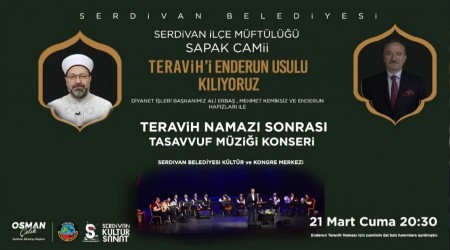 Serdivanda Prof. Dr. Ali Erba ile Enderun Usul Teravih Namaz