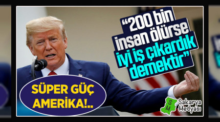 Trump: ABD 200 bin l ile atlatrsa ok iyi...