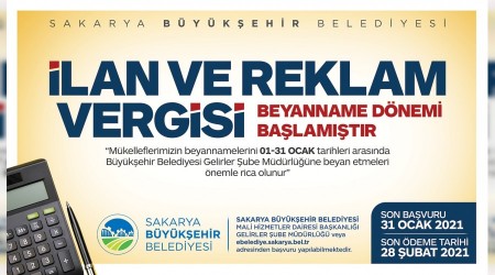 Vergi beyannameleri için son gün 31 Ocak