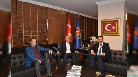 AL HSAN YAVUZ'DAN ERGN ATALAY'A ZYARET