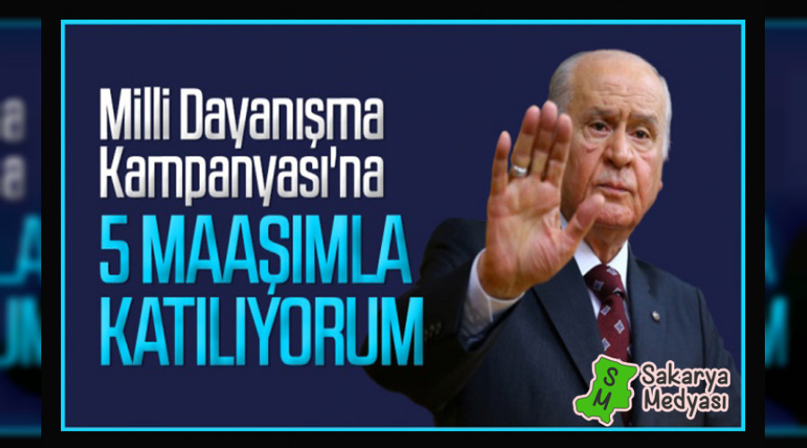 Baheli'den kampanyaya destek: 5 maamla katlyorum