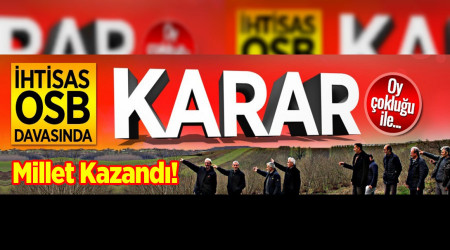 FERZL OSB'DE PATRONLAR DEL! MLLET KAZANDI