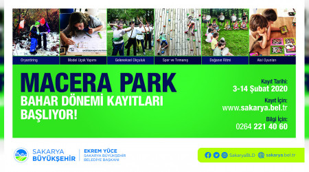 Macera Park'ta bahar dnemi kaytlar balad