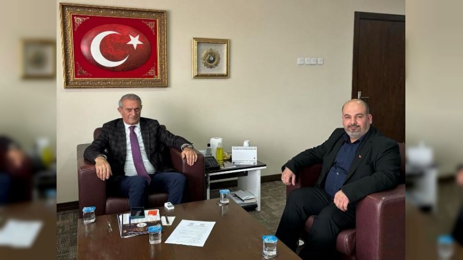 Mehmet Balc'dan Hasan Alian'a ziyaret