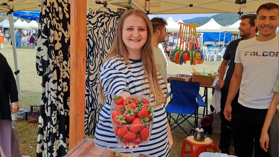 Sakarya’da Çilek Festivali düzenlendi