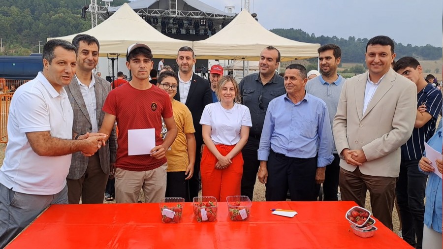 Sakarya’da Çilek Festivali düzenlendi