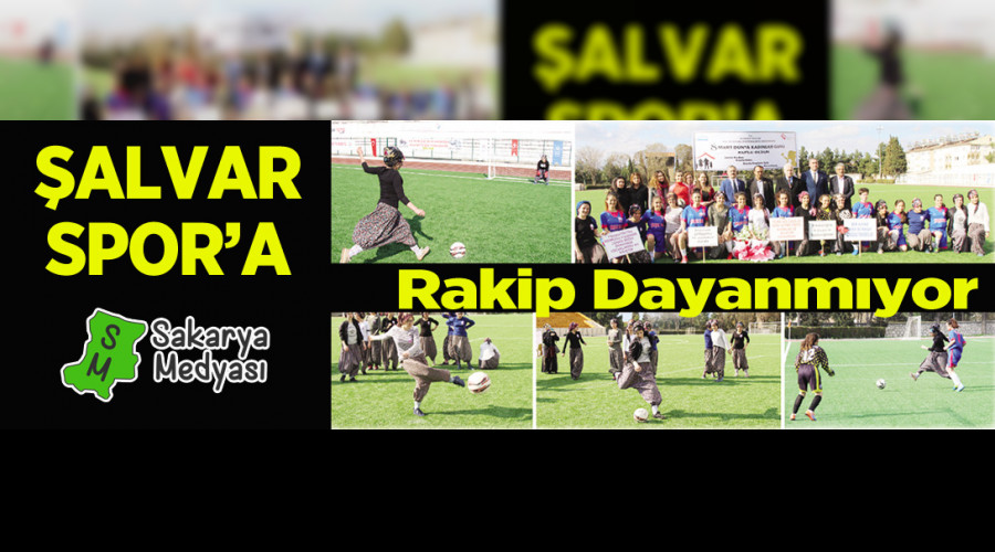 ŞALVAR SPOR SAHALARA İNDİ