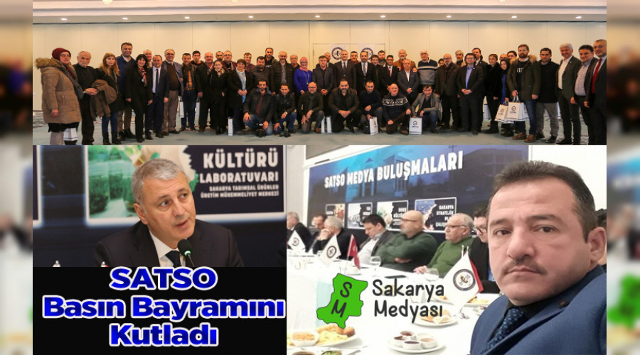 SATSO Sakarya Basınının 10 Ocak Çalışan Gazeteciler gününü kutladı
