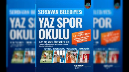 Serdivan'da Yaz Spor Okullar Balyor