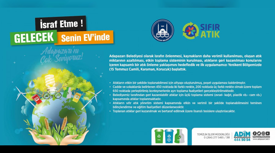 Sıfır Atık Başladı Yenikent Çok Mutlu