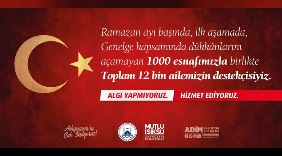 Adapazar'nda 12 Bin Aileye Ramazan Destei