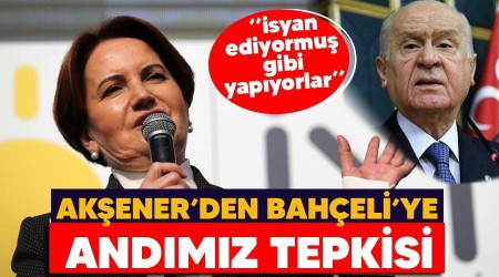 Akener'den Baheli'ye Andmz tepkisi