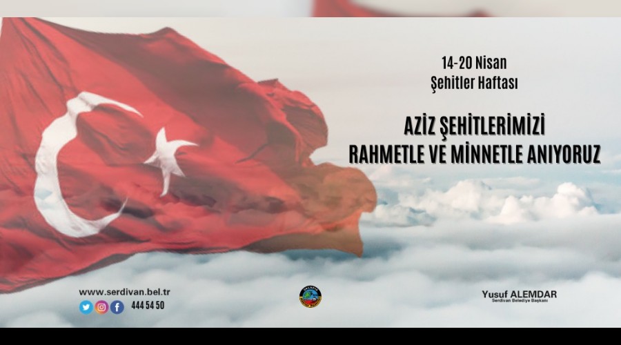 Bakan Alemdar 14-20 Nisan ehitler Haftas mnasebetiyle bir mesaj yaynlad.