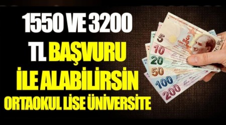 İHTİYAÇ SAHİBİ TÜM ÖĞRECİLERE BURS