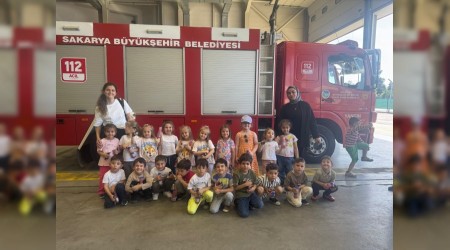 Minik yürekler, itfaiyecilikle tanıştı