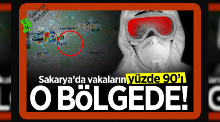 Sakarya'da vakaların yüzde 90'ı bu bölgede!