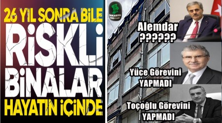 SAKARYADA VATANDALAR HALA HASARLI YAPILARDA YAIYOR