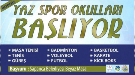Sapanca Belediyesi Yaz Spor Okullar Balyor