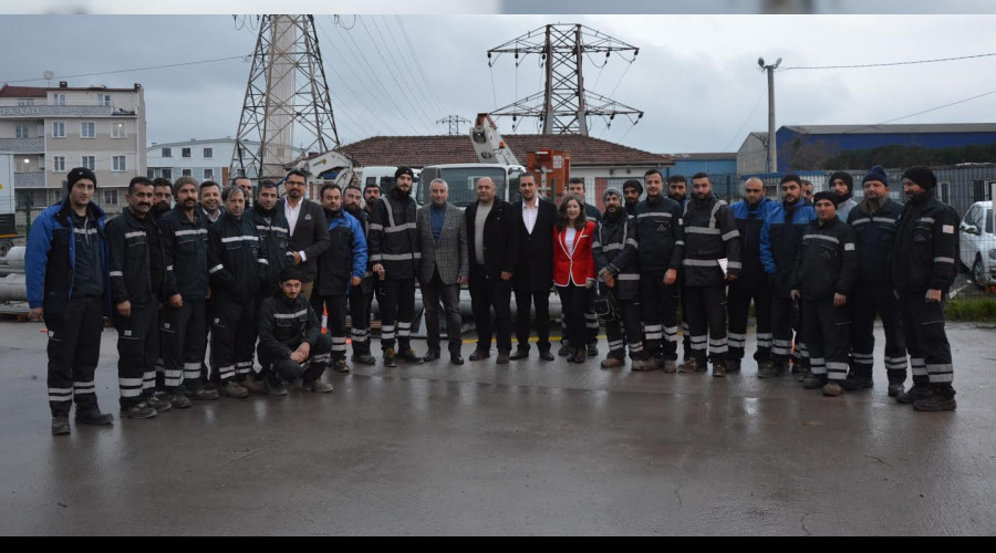 SEDAŞ yöneticileri ve saha çalışanları yeni yıla birlikte girdi