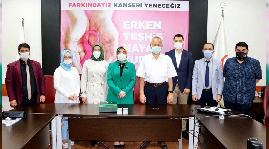 Yeşilay’dan İl Sağlık Müdürü Aziz Öğütlü’ye Ziyaret