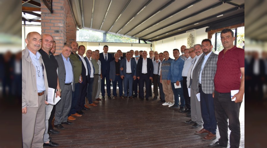 BAKAN FEVZ KILI MUHTARLAR LE BR ARAYA GELD