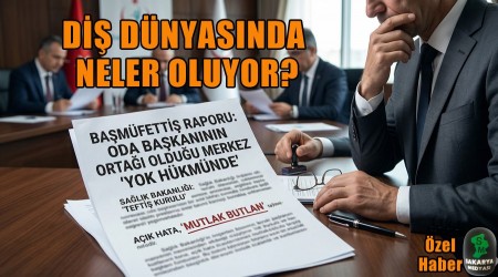 Ba�m�fetti� Raporu: Meslek Odas� Ba�kan�n�n Orta�� Oldu�u Merkezin Ruhsatlar� "Yok H�km�nde"