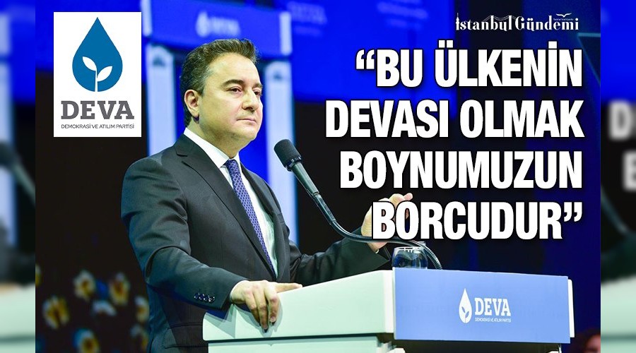 ‘Bu ülkenin devası olmak boynumuzun borcudur‘