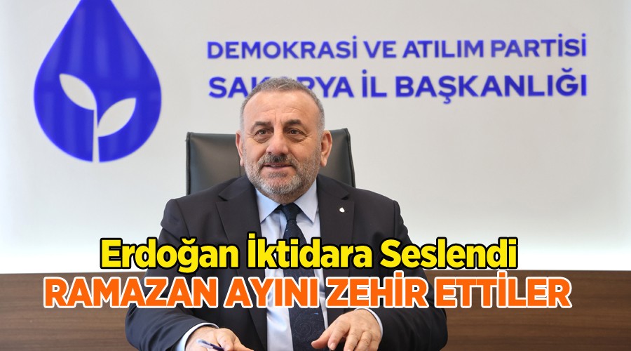 Ramazan Ayı’nı millete zehir ettiniz.