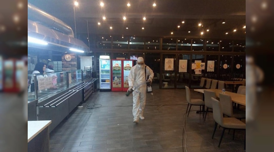 Tüm Tesisler Dezenfekte Ediliyor