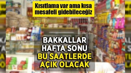 BAKKALLAR AIK OLACAK!