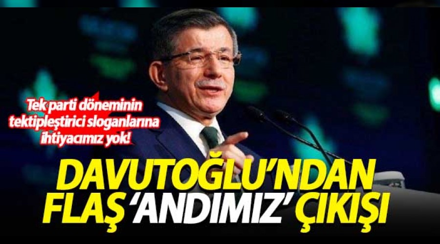 DAVUTOĞLU'DA KALDIRILMASINI İSTEDİ
