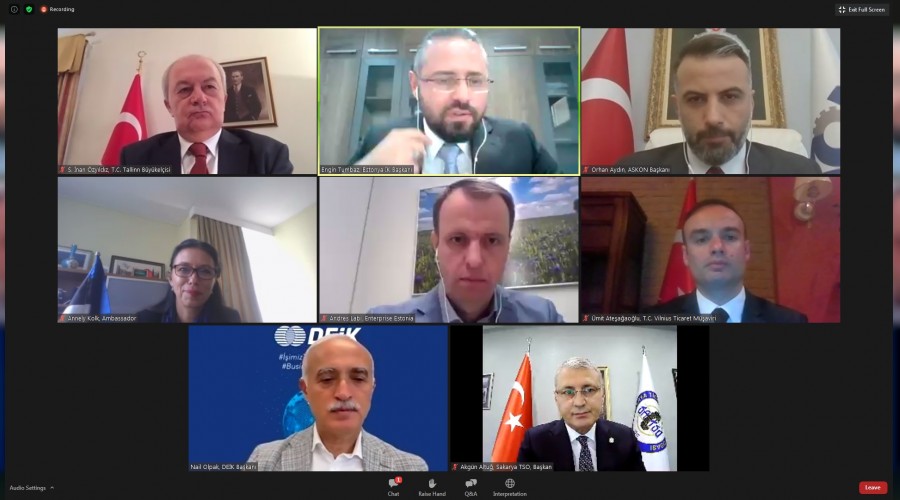 Bakan Altu, Estonya-Sakarya  Dnyas ile Buluma Konferans'na Katld
