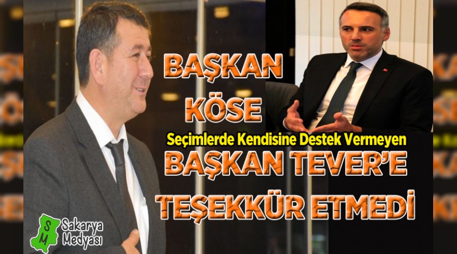 ERDAL KÖSE’DEN YÜCE VE KILIÇ’A TEŞEKKÜR