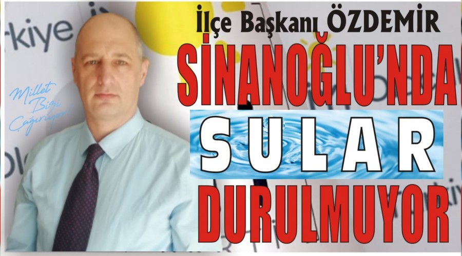 Özdemir: ''4 aydır başlanmayan yeni şebeke su hattı bir türlü hayata geçirilememiştir''