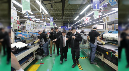 Vali Nayir Bu Hafta Toyota Boshoku Fabrikasını Gezdi