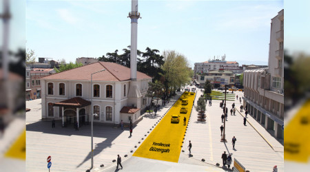 BANKALAR CADDES'NN O KISMI YENLENYOR