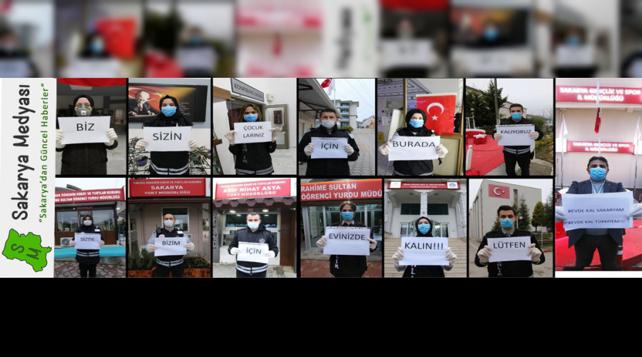 EVDE KAL SAKARYAM EVDA KAL TÜRKİYEM