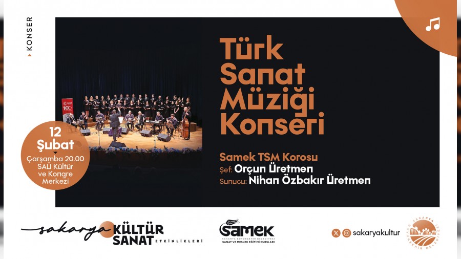 SAMEK Trk Sanat Mzii  Korosu mzikseverler ile buluacak