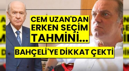 CEM UZAN'DAN BAHÇELİ DETAYI